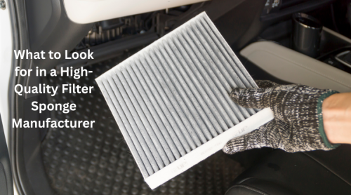 What to Look for in a High-Quality Filter Sponge Manufacturer